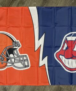 Cleveland Browns Indians Flag 3x5 ft Sports Banner Man-Cave Garage New