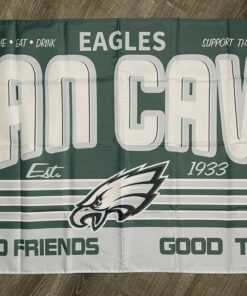 Philadelphia Eagles Fan Cave Flag 3x5 ft Sports Banner Man-Cave Garage Bar