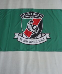 Glentoran F.C. Flag 3x5ft Banner polyester