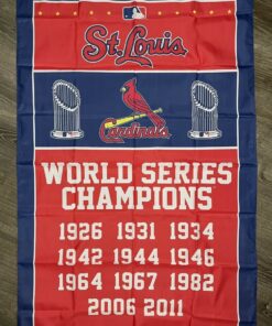 St. Louis Cardinals World Series Championship Flag 3x5 ft Banner Man-Cave