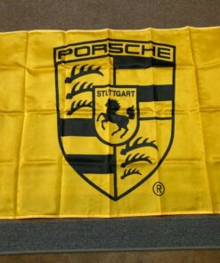 Porsche 3 X 5 ft Flag Stuttgart Logo