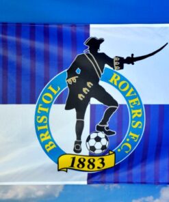 Bristol Rovers Football Club Flag 3x5ft Banner polyester