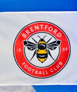 Brentford Football Club Flag White 3x5ft Banner polyester