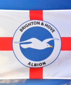 Brighton Football Club Flag Red White 3x5ft Banner polyester