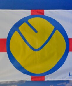 Leeds Utd Football Club Flag Red White 3x5ft Banner Polyester