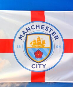 Manchester City Football Club Flag 3x5ft Banner Polyester