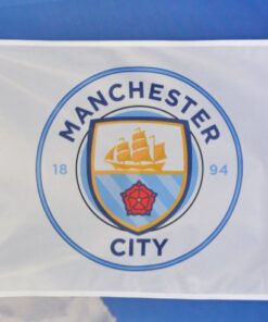 Manchester City Football Club Flag White 3x5ft Banner Polyester