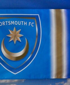Portsmouth F.C. Football Club Flag 3x5ft Banner Polyester