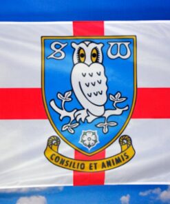 Sheffield Wednesday Football Club Flag White 3x5ft Banner Polyester