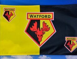 Watford F.C. Football Club Flag 3x5ft Banner Polyester