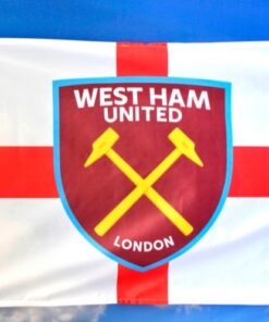 West Ham Football Club Flag 3x5ft Banner Polyester