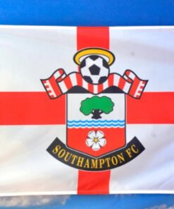 Southampton F.C. Football Club Flag 3x5ft Banner Polyester White Red  printed Double Side