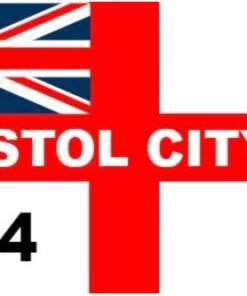 Bristol City Football Club Flag 3x5ft Banner polyester Red White England