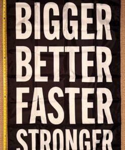 Motivation Flag Nobody Cares Work Harder 2 Gym Banner Sign 3x5'