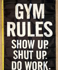 Motivation Flag 3 Gym Workout Hard Work Sign America Beer USA 3x5' 3