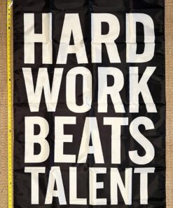 Motivation Flag 2 Gym Workout Hard Work Sign America Beer USA 3x5' 3
