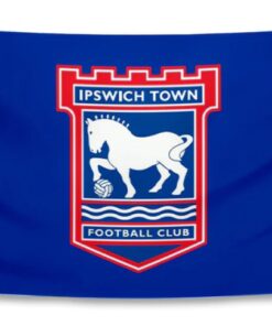 Ipswich Town Football Club Flag 3x5ft Banner Polyester Crest Mega