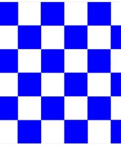 Blackburn Rovers Check Flag 3x5ft Banner polyester