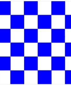 Cardiff City Check Flag 3x5ft Banner Polyester