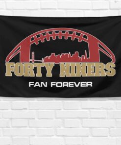 San Francisco 49ers Fans 3x5 ft Flag Football Champions Banner Gift