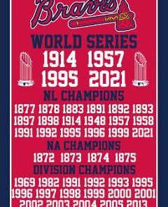 Atlanta Braves Baseball Champions Flag 90x150cm 3x5ft All win