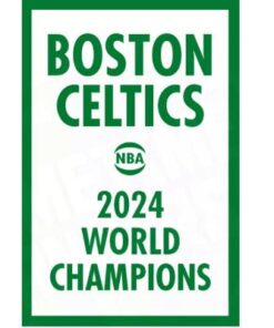 Boston Celtics Replica 2024 Championship Banner 3x5ft Polyester World Champions