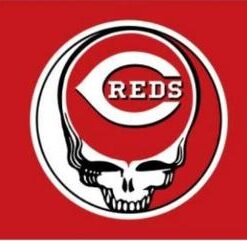 Cincinnati Reds Dead Skull Flag 3X5Ft Banner USA Polyester with Brass Gromm