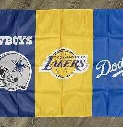 Los Angeles Dodgers Lakers Dallas Cowboys Flag 3x5 ft