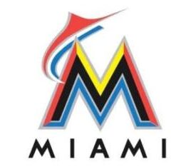 Miami Marlins White Banner Flag 3x5ft