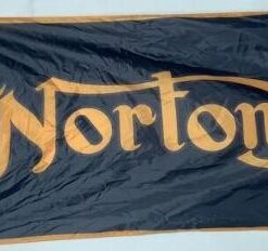 Norton Motorcycle Black Flag 3X5 Ft Polyester Banner USA 90x150cm