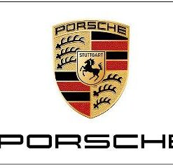 Porsche Flag White 3X5 Ft Polyester Banner USA 90x150cm