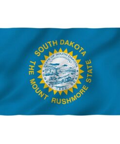 South Dakota State Flag - South Dakota Sd Flag Polyester With Brass Grommets 3x5ft Banner Usa