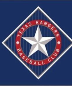 Texas Rangers Red Baseball Blue Flag 3x5ft Banner Usa Polyester With Brass Grommets