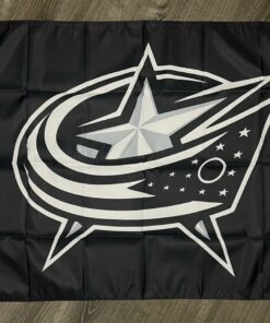 Washington Capitals Logo Flag 3x5 Ft Hockey Sports Black Banner Man-cave