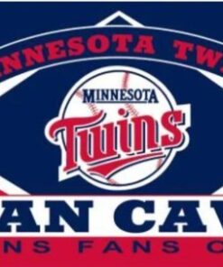 Minnesota Twins Man Cave Flag 3x5ft Banner Usa Polyester With Brass Grommets