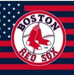 Boston Red Sox American Team Colors Flag 3x5ft Banner Usa Polyester With Brass Grommets