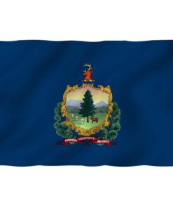 3x5 Foot Vermont State Flag - Vermont Vt Flag Polyester With Brass Grommets 3x5 Ft Banner
