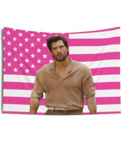David Corenswet Summer 2025 Tapestries, David Corenswet Pink Flag, David Corenswet