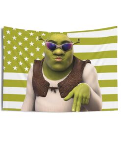 Shrek Tapestries, Shrek Flag, Shrek Green