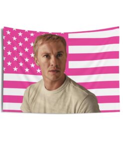 Johnny Storm Tapestries, Johnny Storm Pink Flag, Joseph Quinn as Johnny Storm