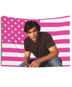 Tom Welling Tapestries, Tom Welling Pink Flag, Tom Welling as Clark