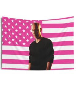 Lex Luthor (Smallville) Tapestries, Lex Luthor Pink Flag, Michael Rosenbaum - Lex Luthor Indoor Wall Tapestries