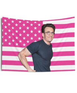 Chris Evans Avengers: Doomsday rumor Tapestries, Chris Evans Doomsday Pink Flag, Chris Evans Tapestries