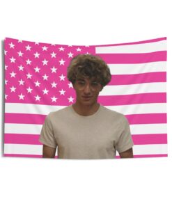 Gavin Casalegno Glasses Tapestries, Jeremiah Pink Flag, Gavin Casalegno - Jeremiah