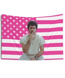 Dylan O'Brien mustache smoking Tapestries, Dylan O'Brien Pink Flag, Dylan O'Brien