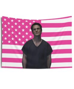 Vigilante Prison Scene Tapestries, Vigilante Adrian Chase Pink Flag, Freddie Stroma - Vigilante