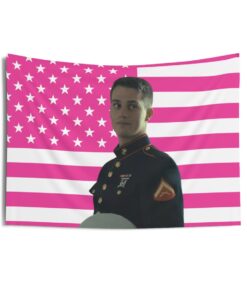 Nicholas Galitzine Luke Morrow Purple Hearts Tapestries, Nicholas Galitzine Pink Flag, Nicholas Galitzine Indoor Wall Tapestries