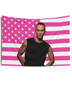 Drew Starkey's Hot Summer Tapestries, Drew Starkey Pink Flag, Drew Starkey