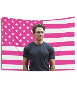 Chris Evans the Captain America physical Tapestries, Chris Evans - Steve Roger Pink Flag, Chris Evans Tapestries