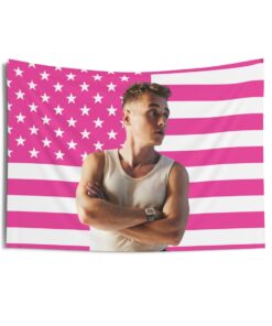 Ben Hardy Tank Top Tapestries, Ben Hardy Pink Flag, Ben Hardy